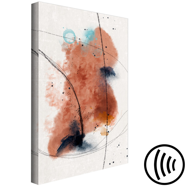 Canvas Future's Secret (1-piece) Vertical - artistic abstraction 137677 additionalImage 6