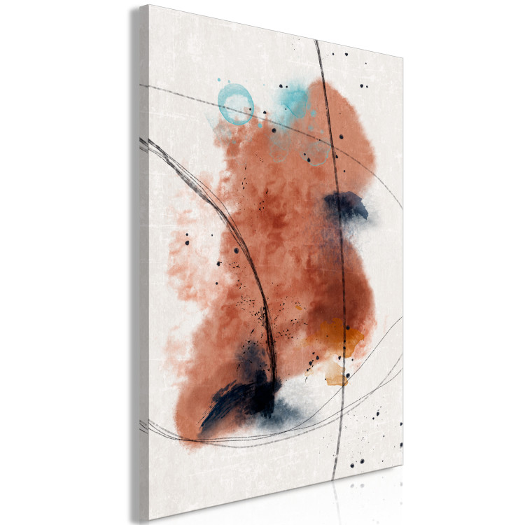 Canvas Future's Secret (1-piece) Vertical - artistic abstraction 137677 additionalImage 2