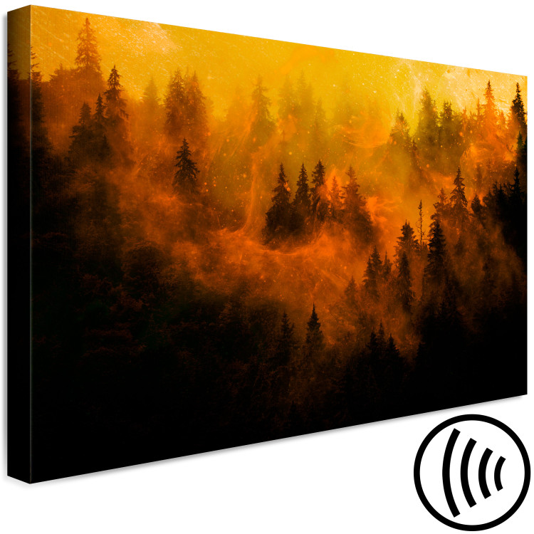 Canvas Print Magical Mist (1-piece) - first variant - fiery landscape 142977 additionalImage 6