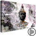 Canvas Print Gilded Buddha (1-piece) - oriental statue and Zen-style flowers 143877 additionalThumb 6