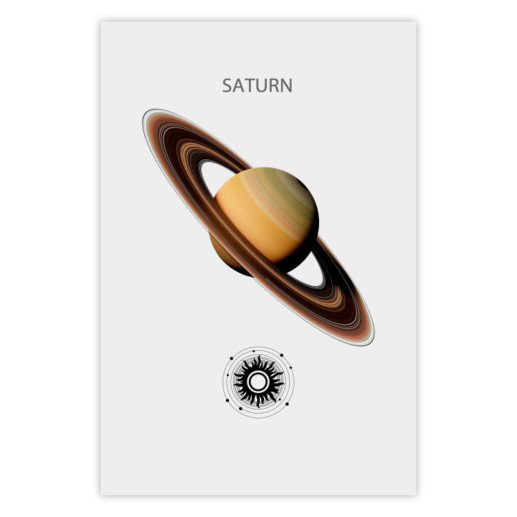 Poster Dynamic Saturn II - Cosmic Lord of the Rings with the Solar System 146477