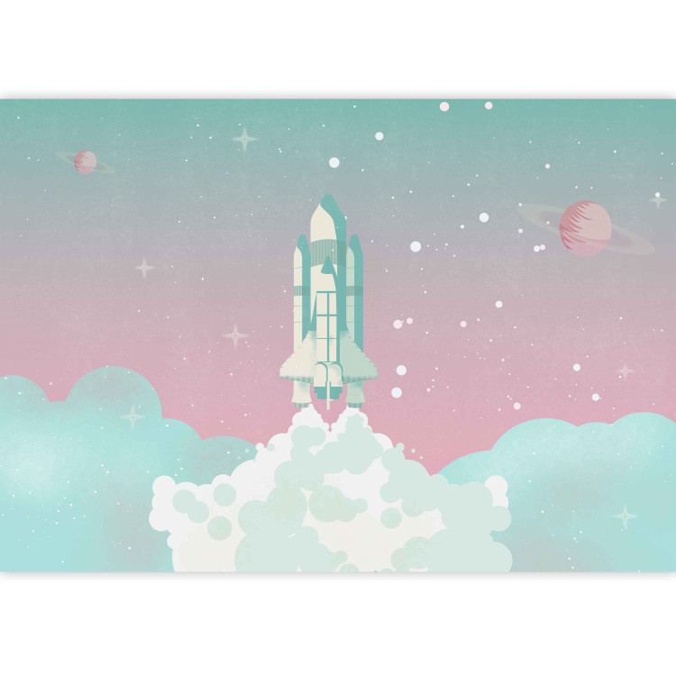Wall Mural Child’s Dream - Rocket Flying Into Space 148477 additionalImage 3