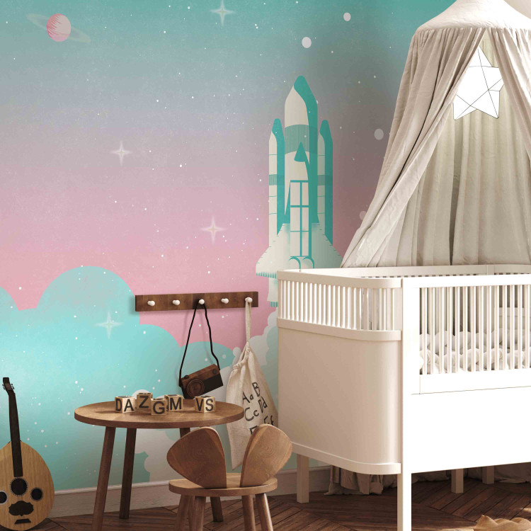 Wall Mural Child’s Dream - Rocket Flying Into Space 148477 additionalImage 5