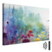Canvas Colorful Flowers - A Painting Composition With a Forest Generated by AI 151077 additionalThumb 8
