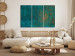Canvas Art Print Azure Mirror - Dark Green Abstract With Visible Texture 151777 additionalThumb 3