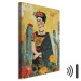 Canvas Print Frida Kahlo - An Artistic Representation of the Artist With Cacti 152277 additionalThumb 8