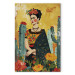 Canvas Print Frida Kahlo - An Artistic Representation of the Artist With Cacti 152277 additionalThumb 7