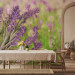 Photo Wallpaper Lavender Gardens - Bright Meadow Landscape with a Close-up of Lavender Flowers 60477 additionalThumb 6