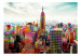 Wall Mural Colors of New York - Architecture with Skyscrapers and Colorful Accents 61577 additionalThumb 1