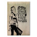 Canvas Print Graffiti Slogan by Banksy 72577 additionalThumb 7