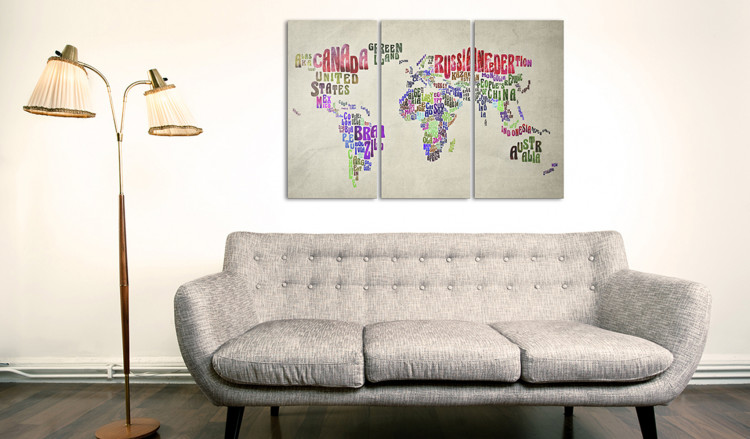 Decorative Pinboard Colorful Countries [Cork Map] 92177 additionalImage 3