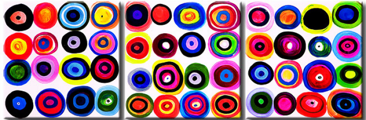 Canvas Colorful circles 97777
