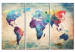 Cork Pinboard Rainbow World Map [Cork Map] 107187 additionalThumb 2