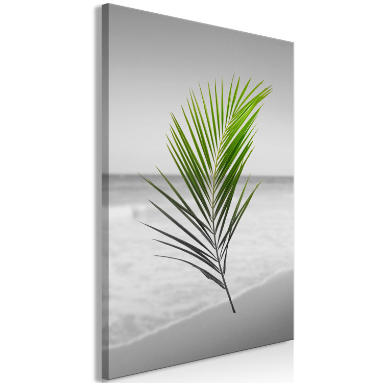 Canvas Print Green Palm Branch (1 Part) Vertical 114087 additionalImage 2