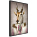 Poster Antelope Jessica - portrait of an animal with a human silhouette in a vest 117887 additionalThumb 10