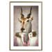 Poster Antelope Jessica - portrait of an animal with a human silhouette in a vest 117887 additionalThumb 14