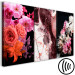 Canvas Print Colorful elegance - lush flowers and vegetation combined with marble 118387 additionalThumb 6