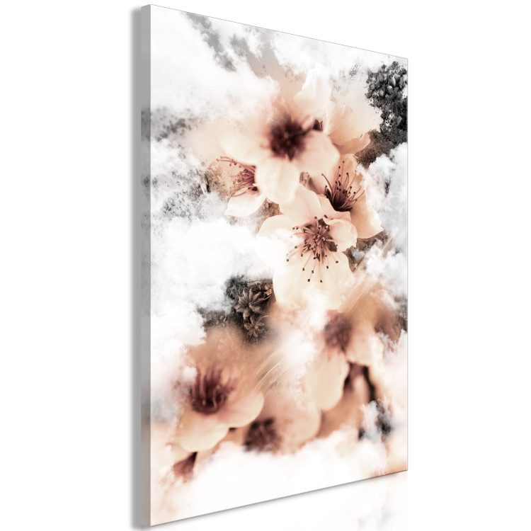 Canvas Art Print Clouds of Flowers (1-part) - Nature in White Sky Clouds 122787 additionalImage 2