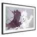 Wall Poster Opposites - abstract black and white depiction of love between a woman and a man 123487 additionalThumb 11