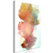 Canvas Art Print Colorful Wind (1-part) vertical - watercolor in the style of spilled paint 127587 additionalThumb 2