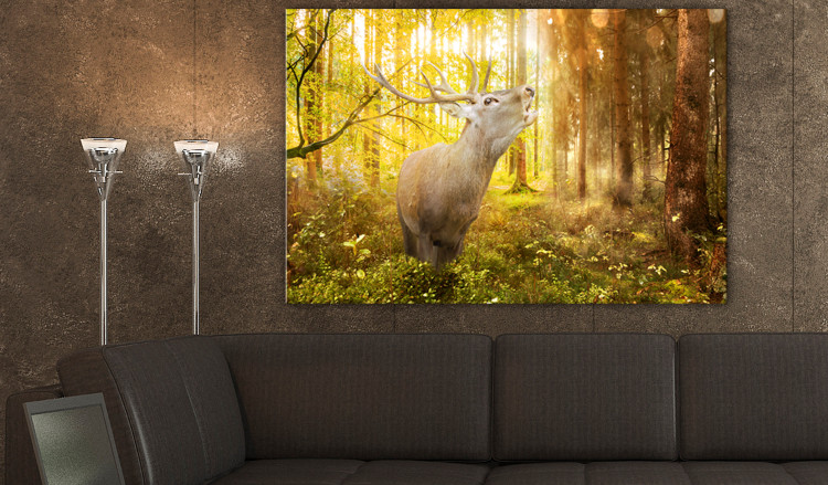Large canvas print Roar in the Forest [Large Format] 128687 additionalImage 6
