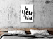 Canvas Print Beyoutiful - black and white composition with an English inscription 128987 additionalThumb 3