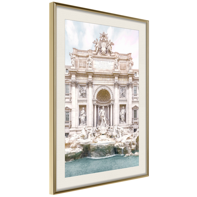 Poster Trevi Fountain - bright composition with Roman architecture and sculptures 129487 additionalImage 3