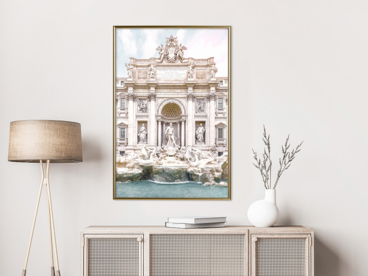 Poster Trevi Fountain - bright composition with Roman architecture and sculptures 129487 additionalImage 7