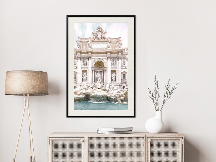 Poster Trevi Fountain - bright composition with Roman architecture and sculptures 129487 additionalImage 16