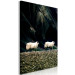 Canvas Art Print Follow Me! (1-piece) Vertical - photograph of two white animals 130287 additionalThumb 2