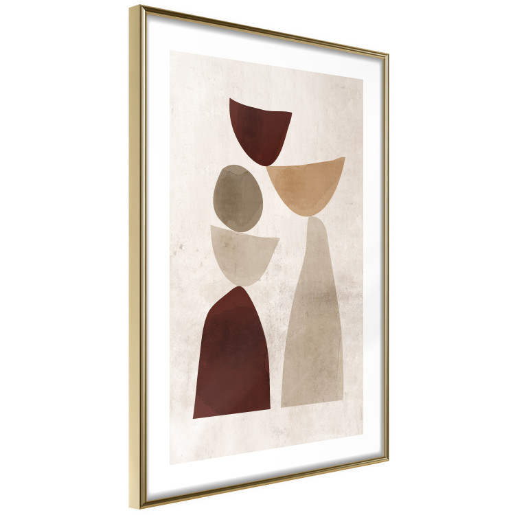 Wall Poster Shapes Balance - abstract geometric figures on a beige background 131787 additionalImage 9