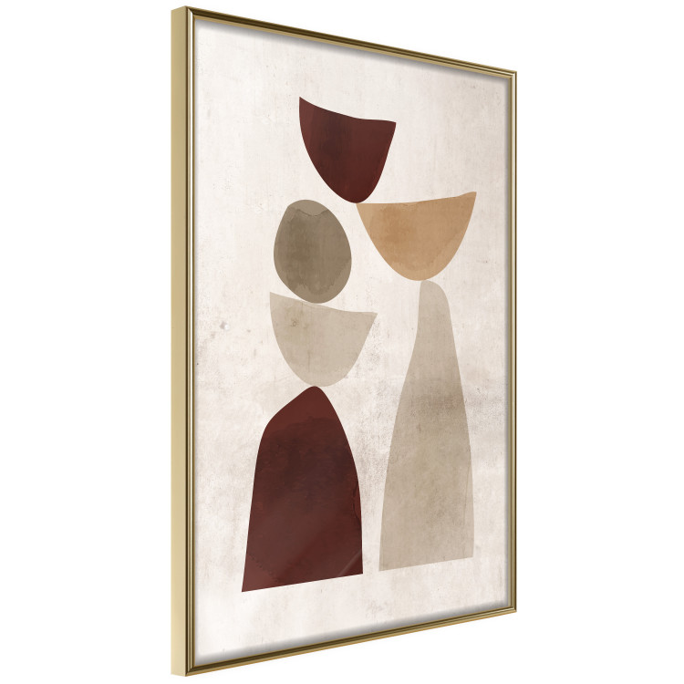 Wall Poster Shapes Balance - abstract geometric figures on a beige background 131787 additionalImage 14