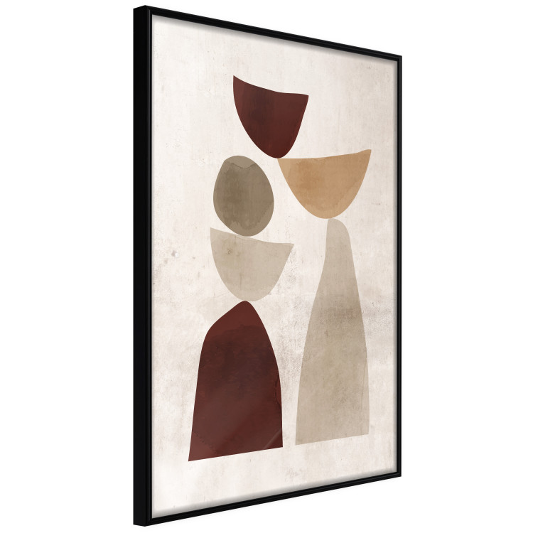 Wall Poster Shapes Balance - abstract geometric figures on a beige background 131787 additionalImage 11
