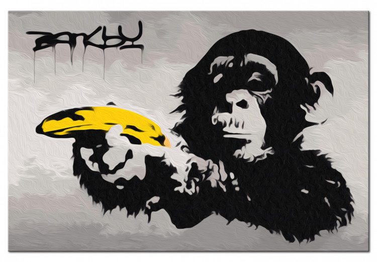 Paint by number Monkey (Banksy Street Art Graffiti) 132487 additionalImage 6