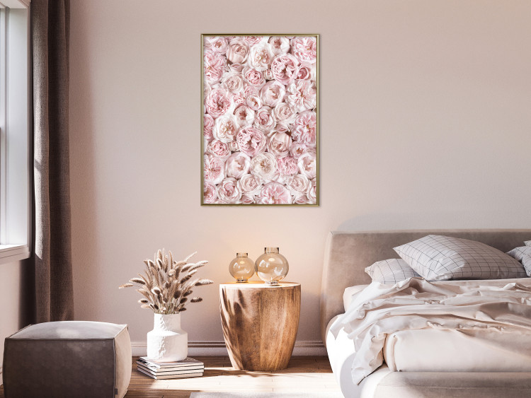 Wall Poster Garden Flowers - composition of pink flowers in a romantic motif 135587 additionalImage 4