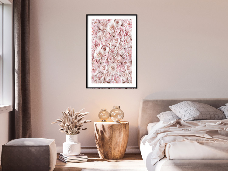 Wall Poster Garden Flowers - composition of pink flowers in a romantic motif 135587 additionalImage 3