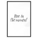 Wall Poster Live In the Moment - gray English text on a white background 135787 additionalThumb 20
