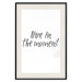 Wall Poster Live In the Moment - gray English text on a white background 135787 additionalThumb 5