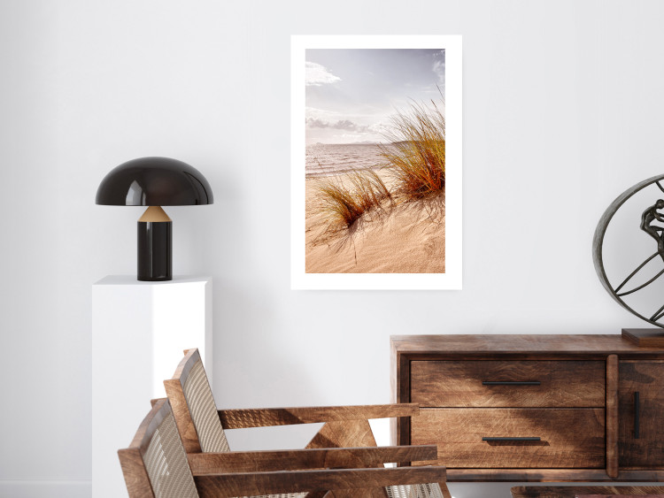 Wall Poster Afternoon Wind - seascape and sandy beach in summer 135887 additionalImage 23
