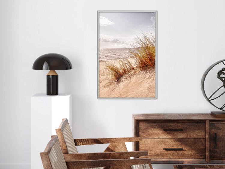 Wall Poster Afternoon Wind - seascape and sandy beach in summer 135887 additionalImage 21