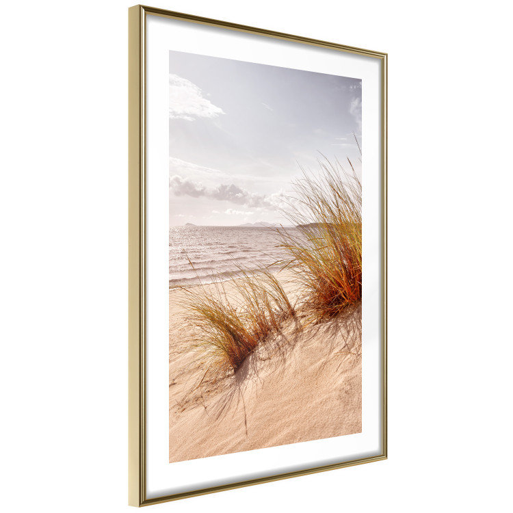 Wall Poster Afternoon Wind - seascape and sandy beach in summer 135887 additionalImage 2
