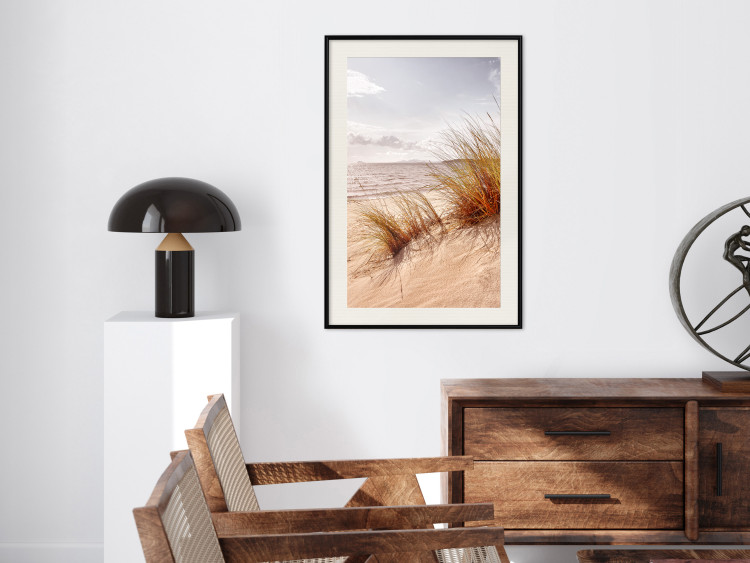 Wall Poster Afternoon Wind - seascape and sandy beach in summer 135887 additionalImage 25