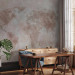 Wall Mural Pink world - a delicately painted map on a wall with rubbings 144587 additionalThumb 4