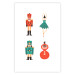 Wall Poster Christmas Tree Toys - Ballerina and Toy Soldiers in Festive Colors 149087 additionalThumb 4
