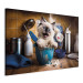 Canvas Art Print AI Ragdoll Cat - Fluffy Animal While Playing in the Kitchen - Horizontal 150187 additionalThumb 2