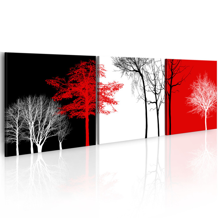 Canvas Art Print Three colors of nature 55687 additionalImage 2