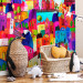 Photo Wallpaper Rainbow-hued town 61187 additionalThumb 3