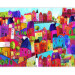 Photo Wallpaper Rainbow-hued town 61187 additionalThumb 5