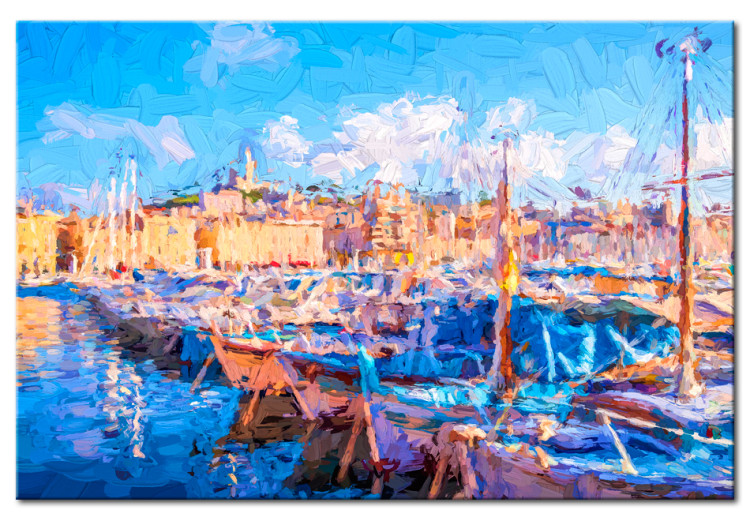 Canvas Print Blue Port 90287