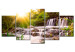 Print On Glass Forest Waterfall [Glass] 92287 additionalThumb 2